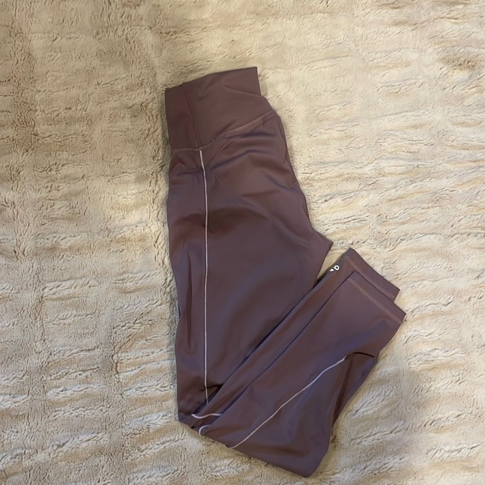 Women’s adidas 7/8 purple athletic leggings